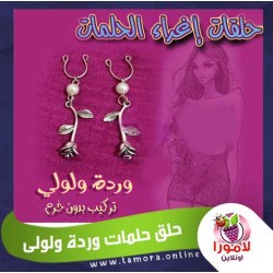 حلق الحلمات وردة ولولى