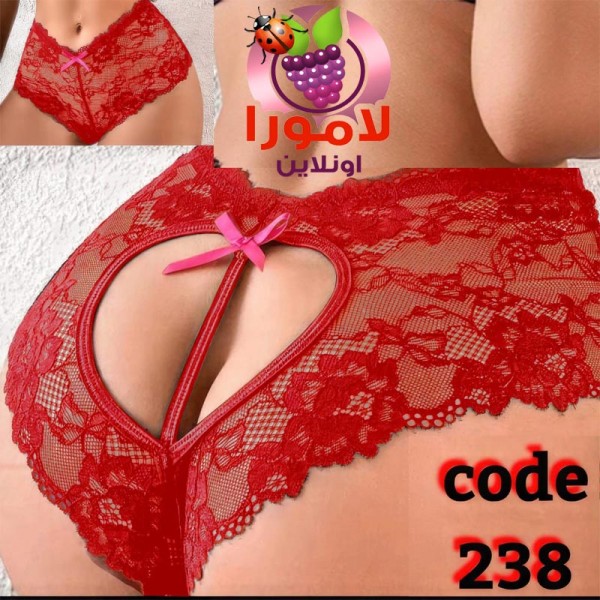 بانتى حريمى دانتيل بفتح خلفية