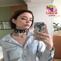 "حزام رقبة جلدي قابل للتعديل"