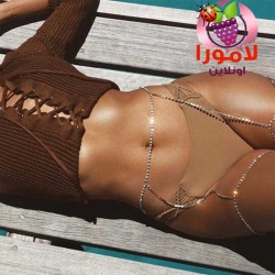 "اكسسوارات حريمى كريستالية للخصر والفخد بإطلالة أنيقة"