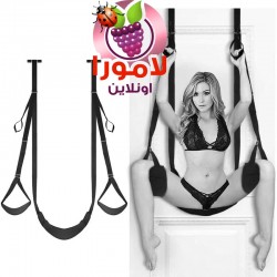 مرجيحة باب للمتزوجين مثبتة على الباب بالمقعدة المبطنة بالفر