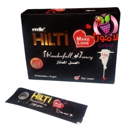 hilti honey – عسل هيلتي للرجال – عبوة 12 كيس – لعلاج ضعف الانتصاب وسرعة القذف