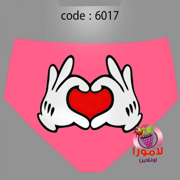 اندرات زبدة فاخرة برسوم قلب – كود 6017